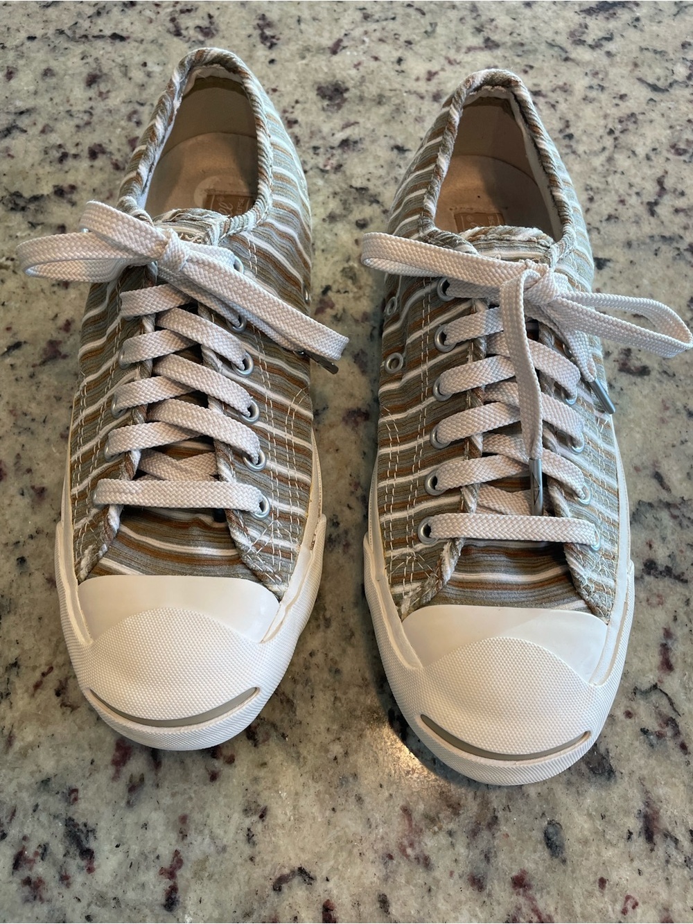 Rare Jack Purcell signature corduroy Stripe Low-Top Women’s Sneakers 7